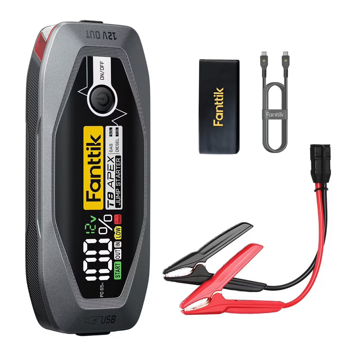 Fanttik Titan's Power 2000-Amp Cordless Jump Starter