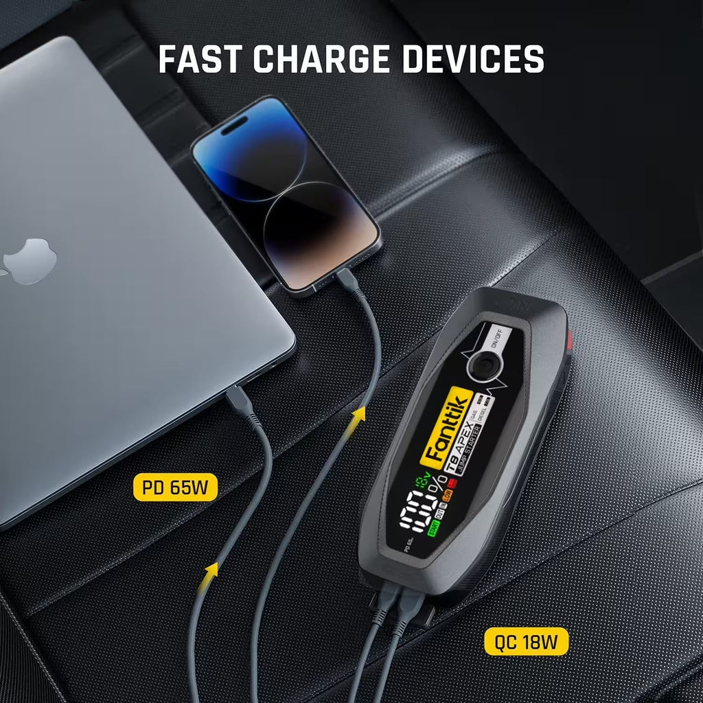 Fanttik Titan's Power 2000-Amp Cordless Jump Starter