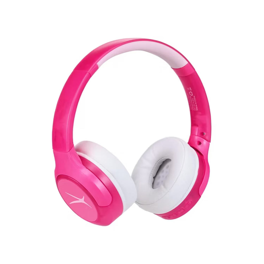 Altec Lansing 2-in-1 Kid Safe Volume Limiting Headphones Pink