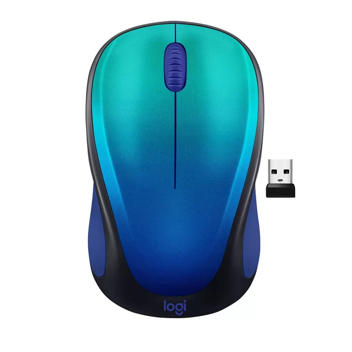 Logitech M317 Wireless Mouse Blue Aurora