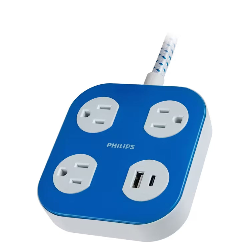 Philips EZFit Surge Protector with USB Charging 2-Pack