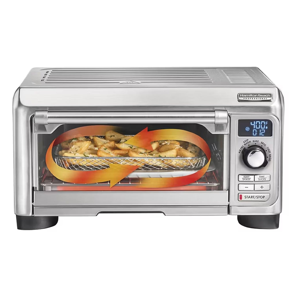 Hamilton Beach Professional 4-Slice Digital Air Fry Toaster Oven Stainless Steel 31241