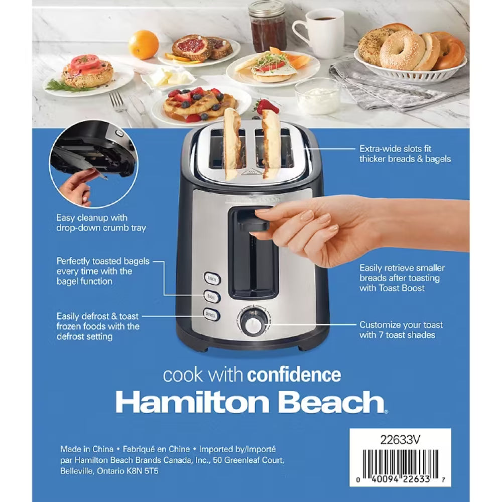 Hamilton Beach 2-Slice Extra-Wide Slot Toaster