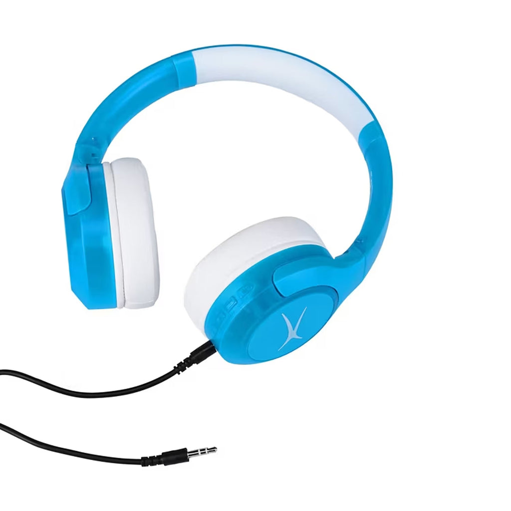 Altec Lansing 2-in-1 Kid Safe Volume Limiting Headphones Blue