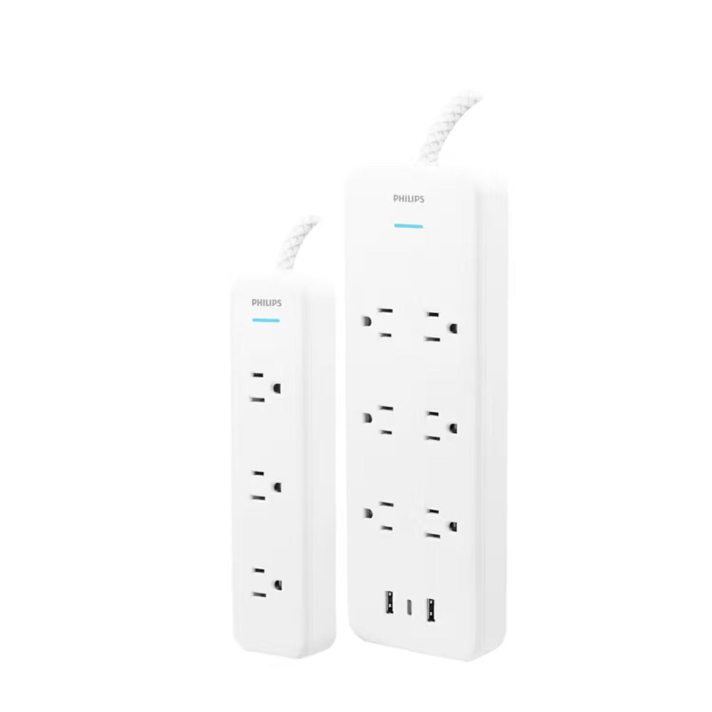 Philips Elite Power Kit Surge Protector Power Strip 2-Pack