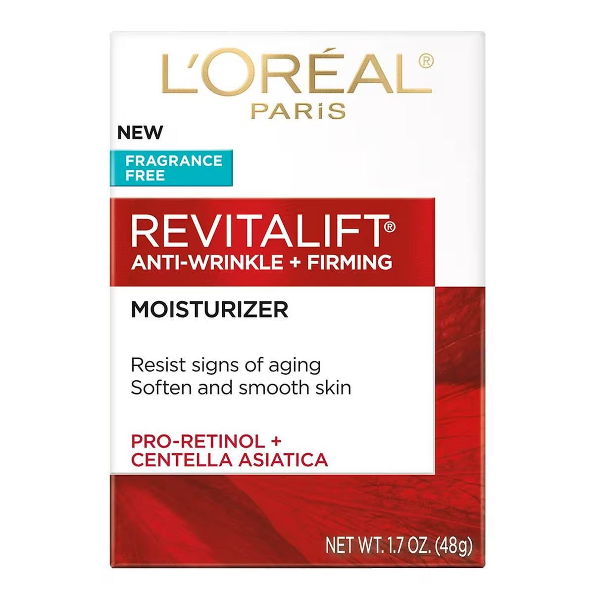 L'Oreal Paris Revitalift Face & Neck Moisturizer 1.7 oz 24 Pack