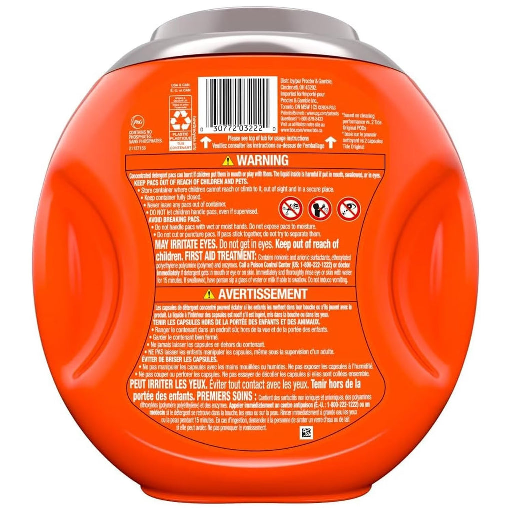 Tide PODS Oxi Power Laundry Detergent Pacs 25 ct 4-Pack
