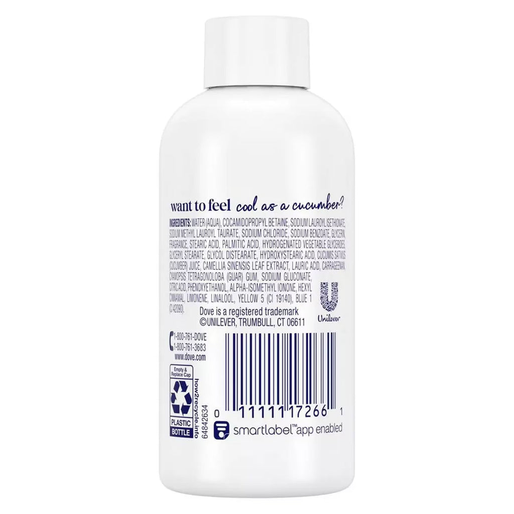 Dove Go Fresh Cool Moisture Body Wash Cucumber & Green Tea Scent 3 oz 24 Pack
