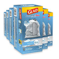 Glad Force-Flex Drawstring Trash Bags 13 Gallon 34 ct 6-Pack