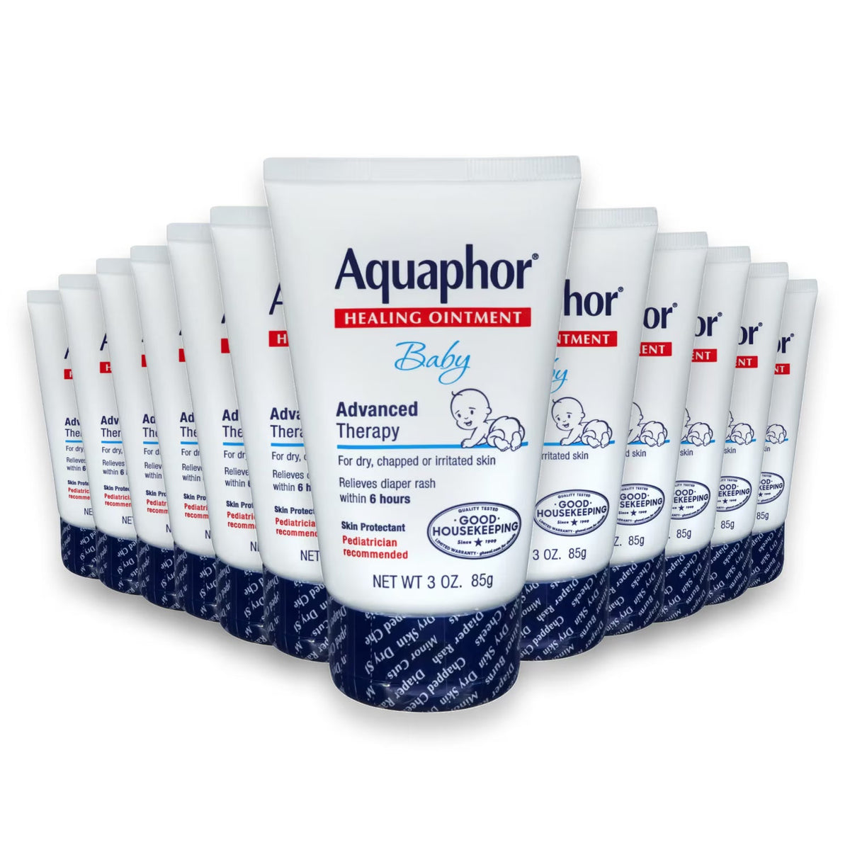 Aquaphor Baby Healing Ointment 3 oz 12 Pack