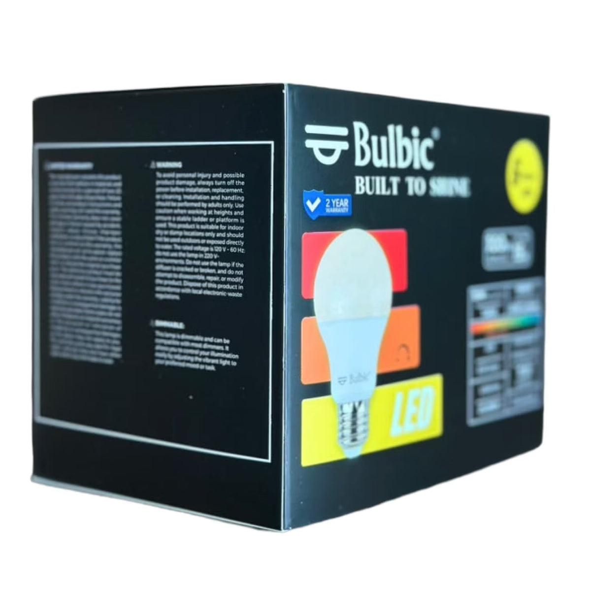 Bulbic Built to Shine A19 LED Bulbs 15W 3000K 1500-Lumen 96-Pack