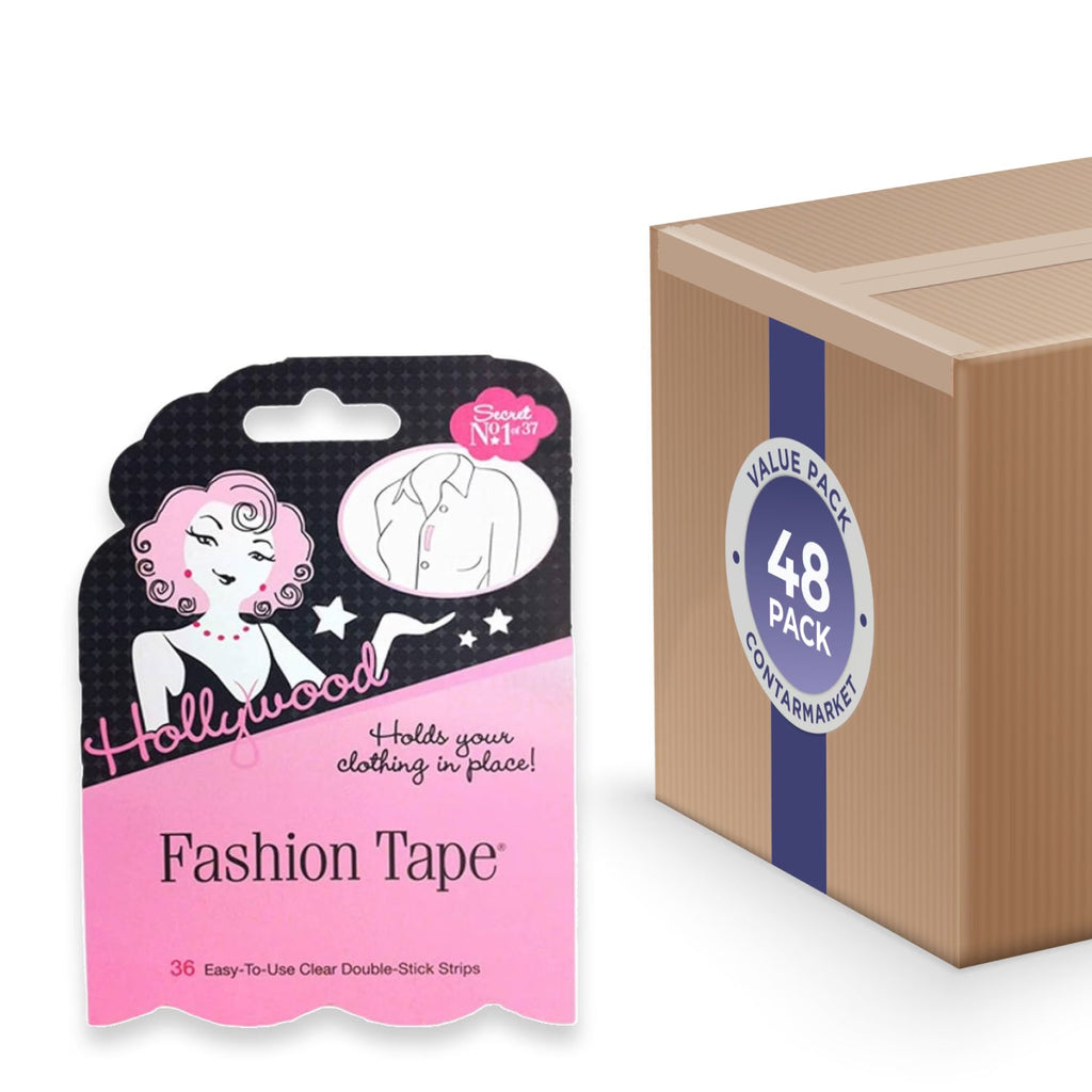 Hollywood Fashion Secrets Fashion Tape 18 Strips 48 Pack