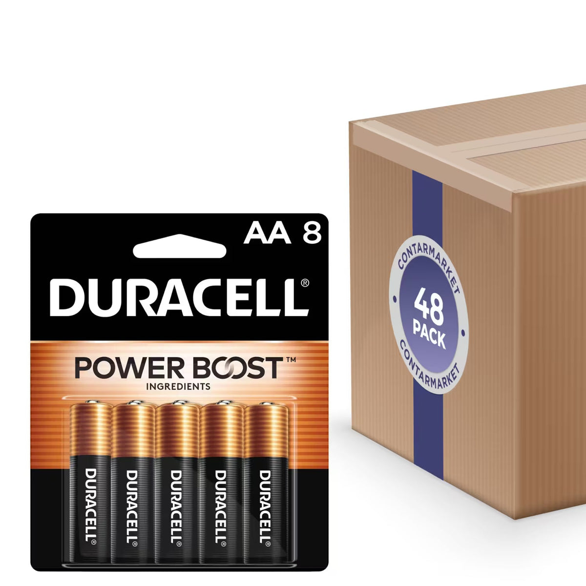 Duracell Coppertop AA Alkaline Batteries 48-Pack