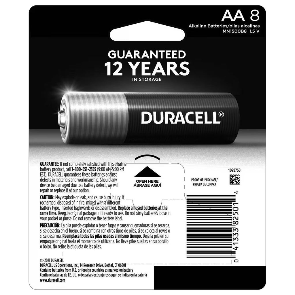 Duracell Coppertop AA Alkaline Batteries 48-Pack