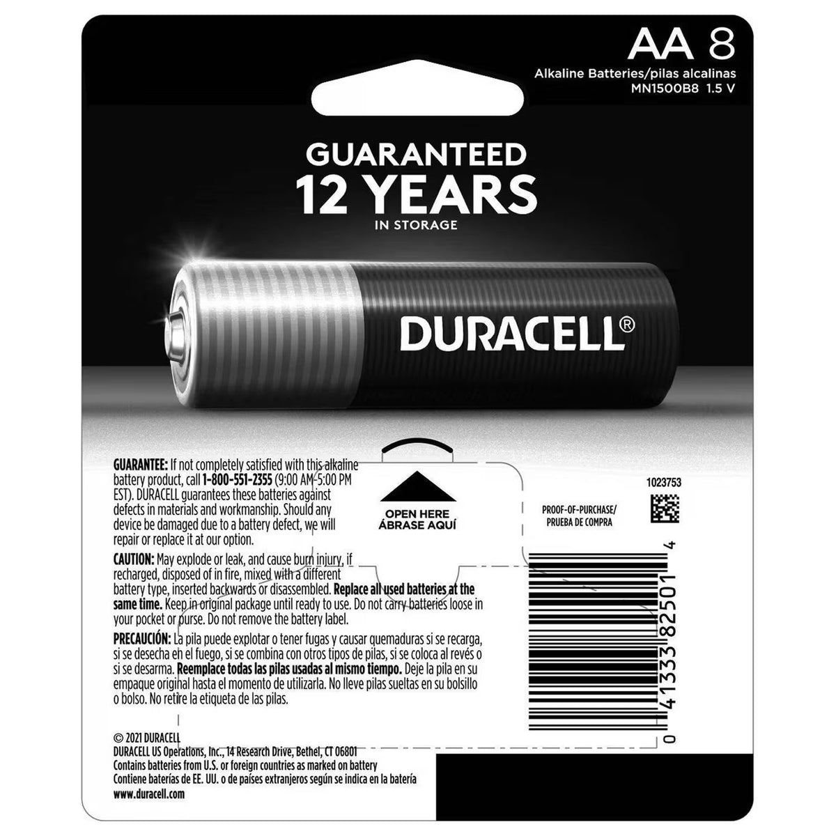 Duracell Coppertop AA Alkaline Batteries 48-Pack