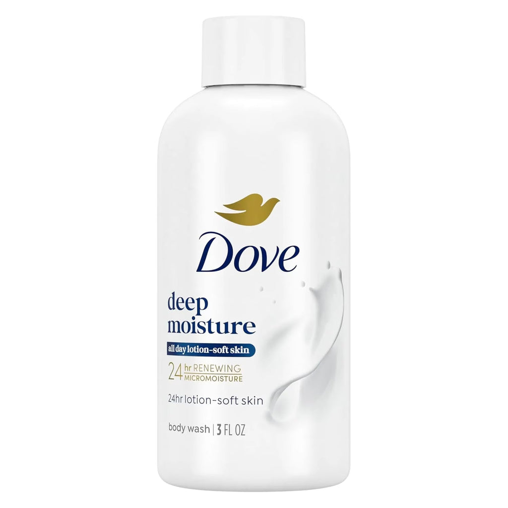 Dove Body Wash Deep Moisture for Dry Skin 3 oz 24 Pack