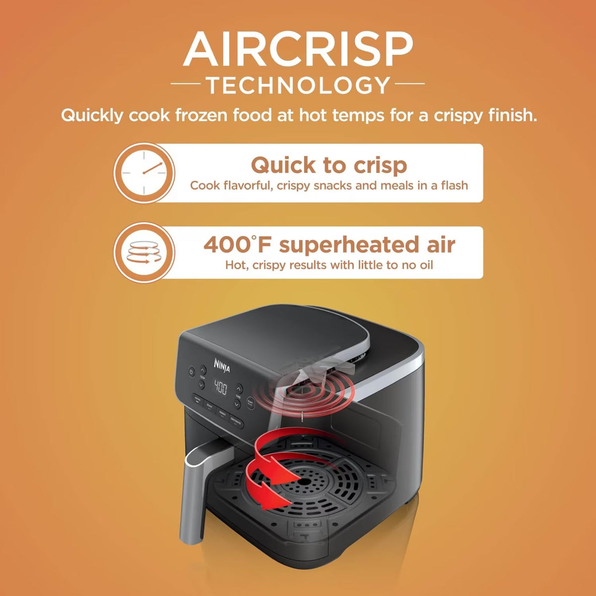 Ninja 4-in-1 Pro 5-Qt Air Fryer with Nonstick Basket