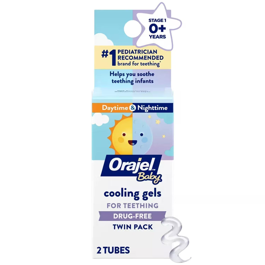 Orajel Baby Cooling Gels for Teething 0.18 oz 24 Pack