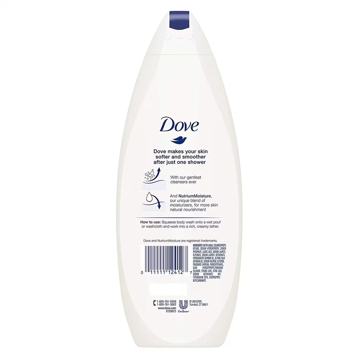 Dove Deep Moisture Body Wash 11 fl oz 6 Pack