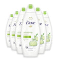 Dove Go Fresh Cool Moisture Body Wash Cucumber & Green Tea Scent 11 fl oz 6 Pack