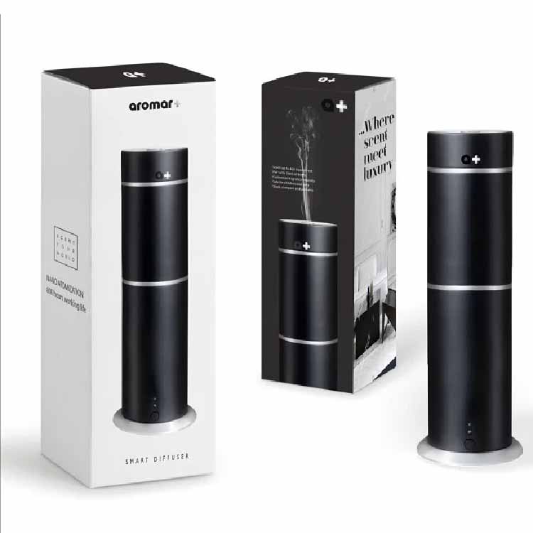 Aromar Plus Cylinder Waterless Nebulizing Diffuser AP-3002 Black