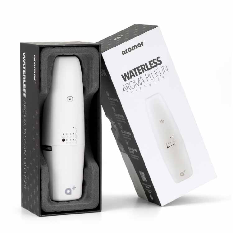 Aromar Plus Plug-In Waterless Nebulizing Diffuser AP-4001 White