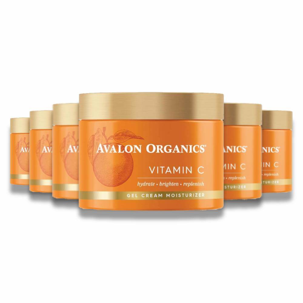 Avalon Organics Vitamin C Gel Cream Moisturizer 1.7 oz 6 Pack