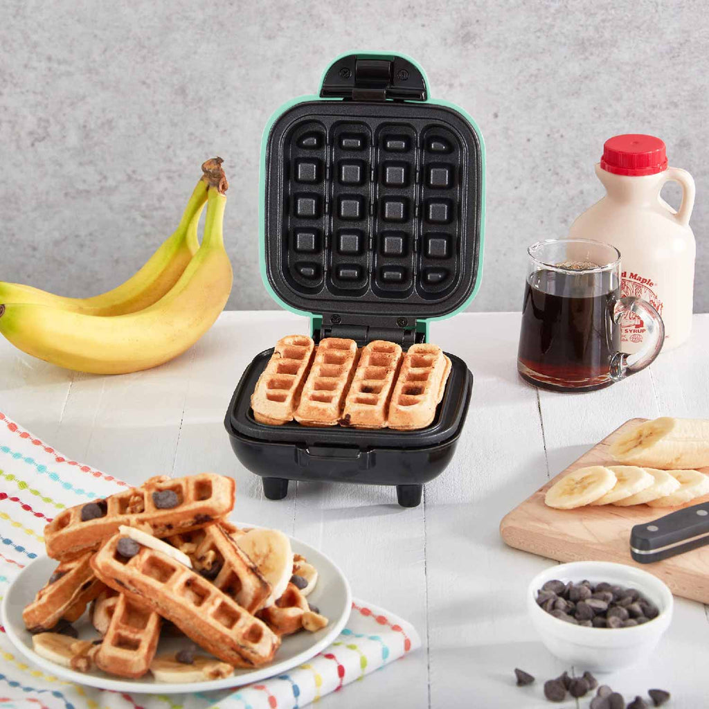 Dash Waffle Stick Maker Aqua