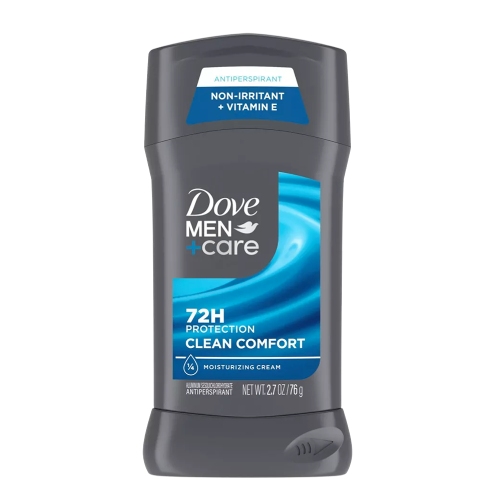 Dove Men+Care Clean Comfort Antiperspirant Stick 2.7 oz 12 Pack