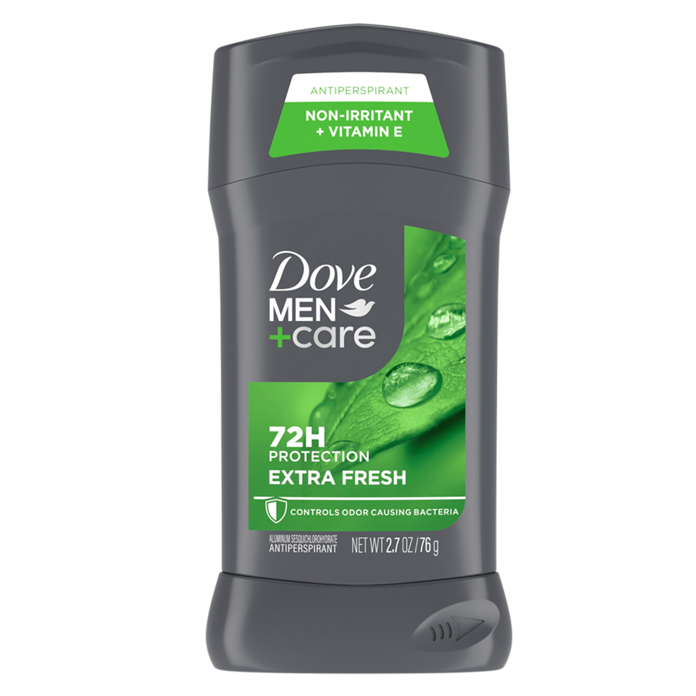 Dove Men+Care Extra Fresh Antiperspirant Deodorant Stick 2.7 oz 12 Pack