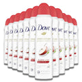 Dove Advanced Care Dry Spray Antiperspirant Deodorant for Women Apple & White Tea 3.8 oz 12 Pack