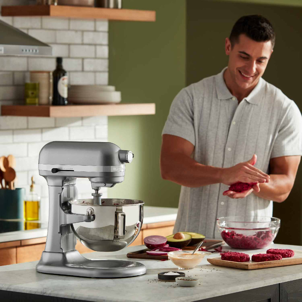 KitchenAid 5.5-Qt Bowl-Lift Stand Mixer Silver