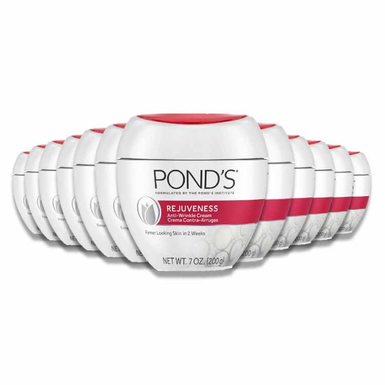 POND'S Rejuveness Anti-Wrinkle Cream 7 oz 12 Pack