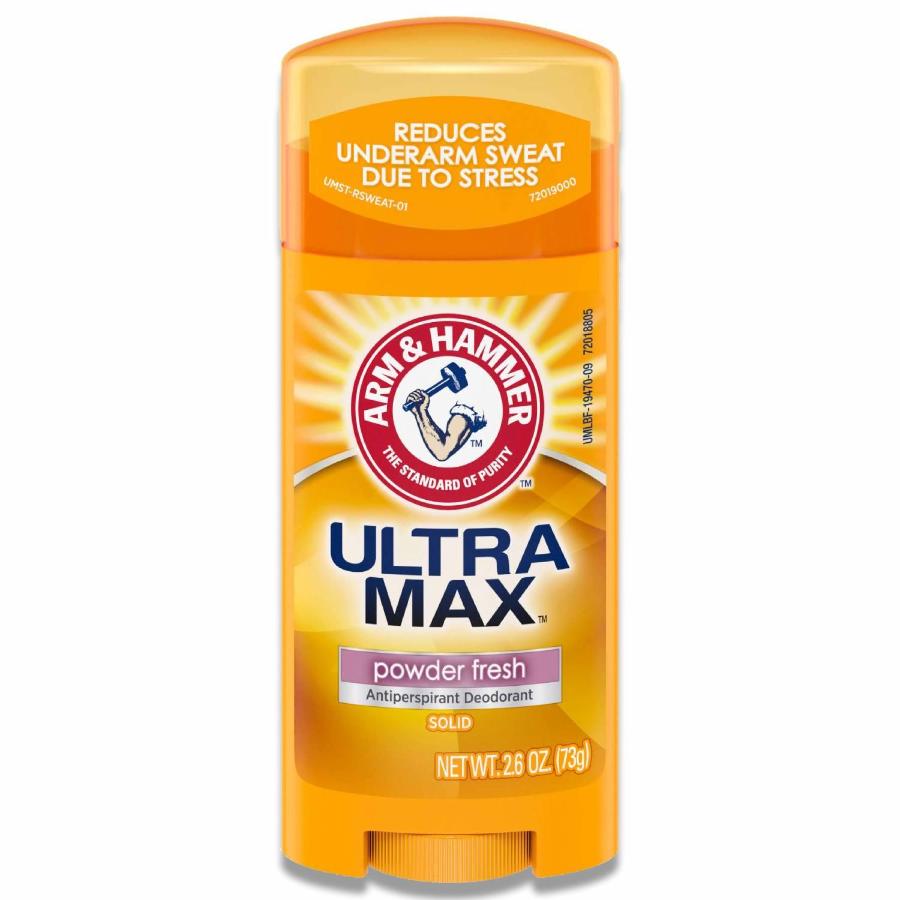 Arm & Hammer UltraMax Solid Antiperspirant Deodorant Powder Fresh 2.6 oz 12-Pack