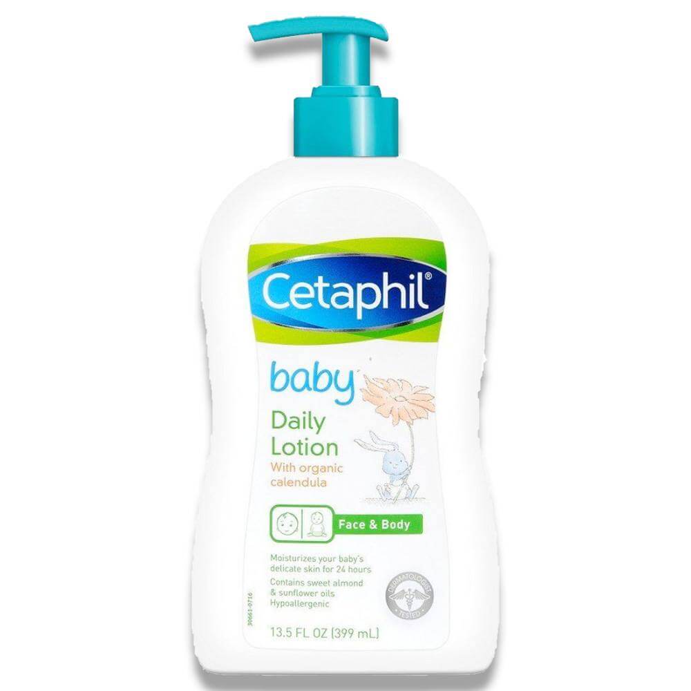 Cetaphil Baby Daily Lotion Face & Body 13.5 oz 12 Pack
