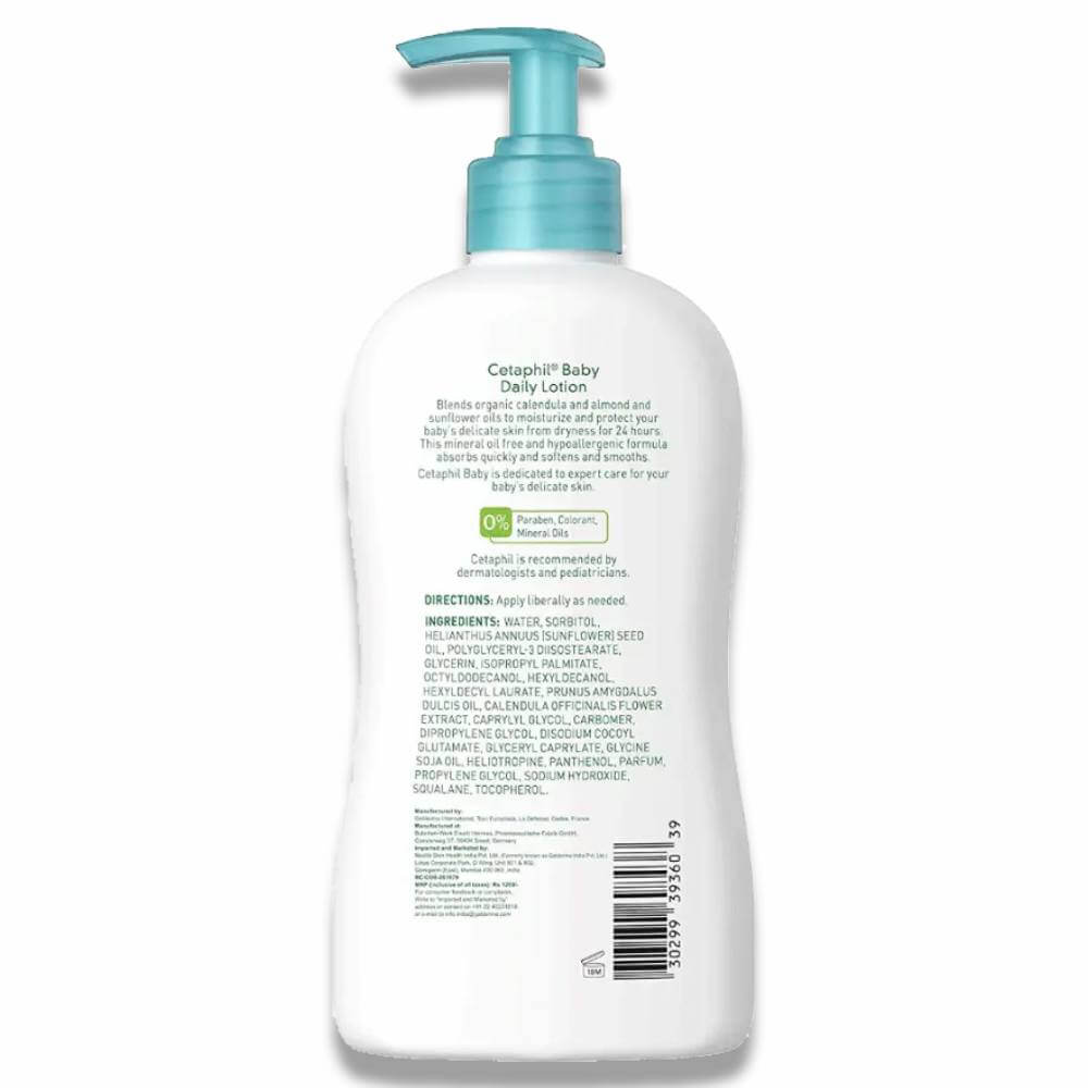 Cetaphil Baby Daily Lotion Face & Body 13.5 oz 12 Pack
