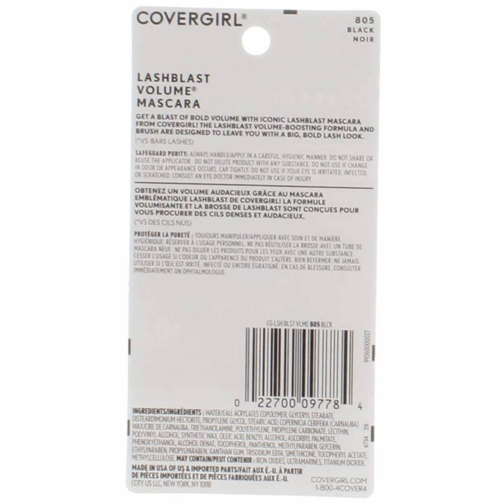 Covergirl LashBlast Volume Mascara Black 805 0.44 oz 24-Pack