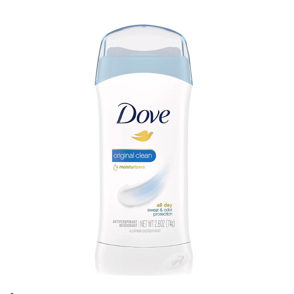 Dove Original Clean Invisible Solid Antiperspirant Deodorant 2.6 oz 12 Pack