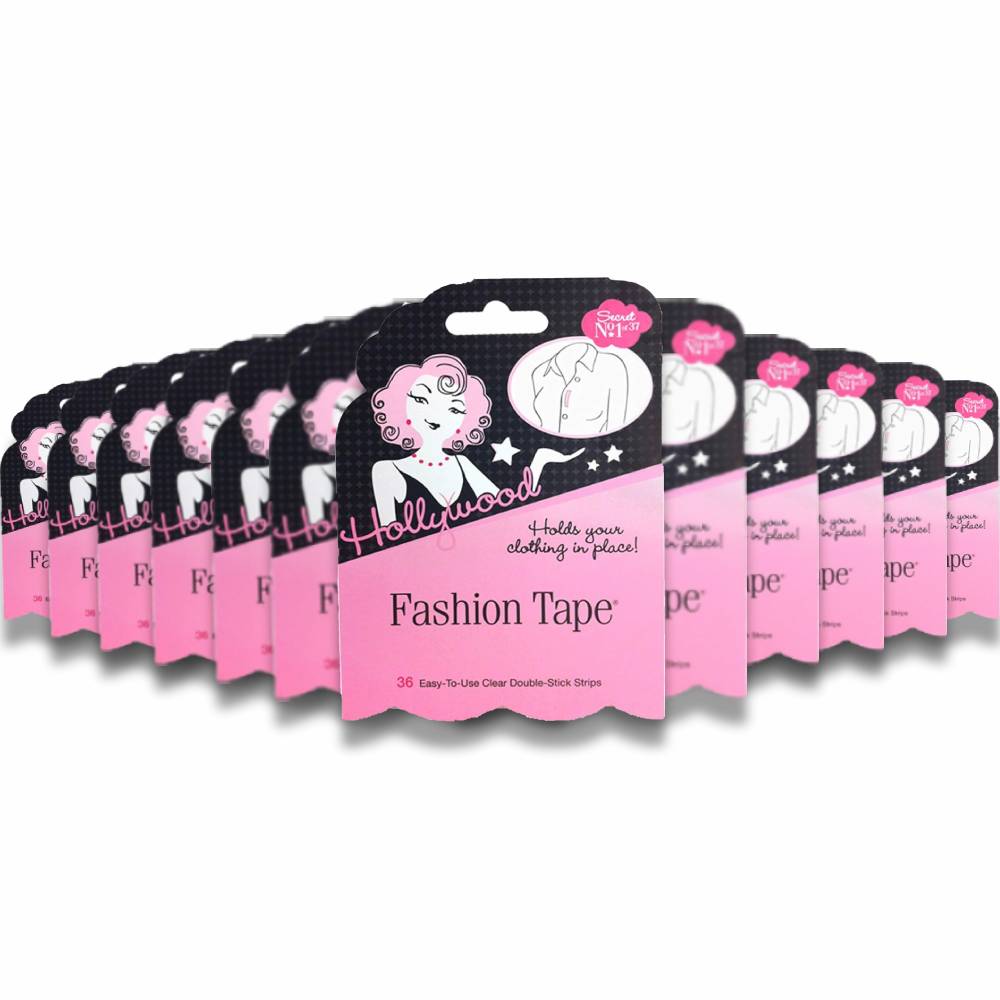 Hollywood Fashion Secrets Fashion Tape 18 Strips 48 Pack
