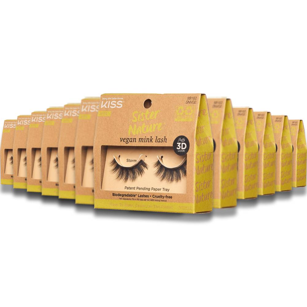 Kiss Sister Nature Lash Storm False Eyelashes 36 Pack