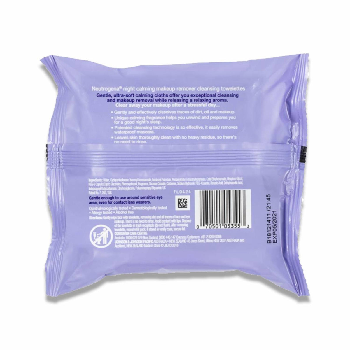 Neutrogena Makeup Remover Cleansing Towelettes 25 Count 6 Pack