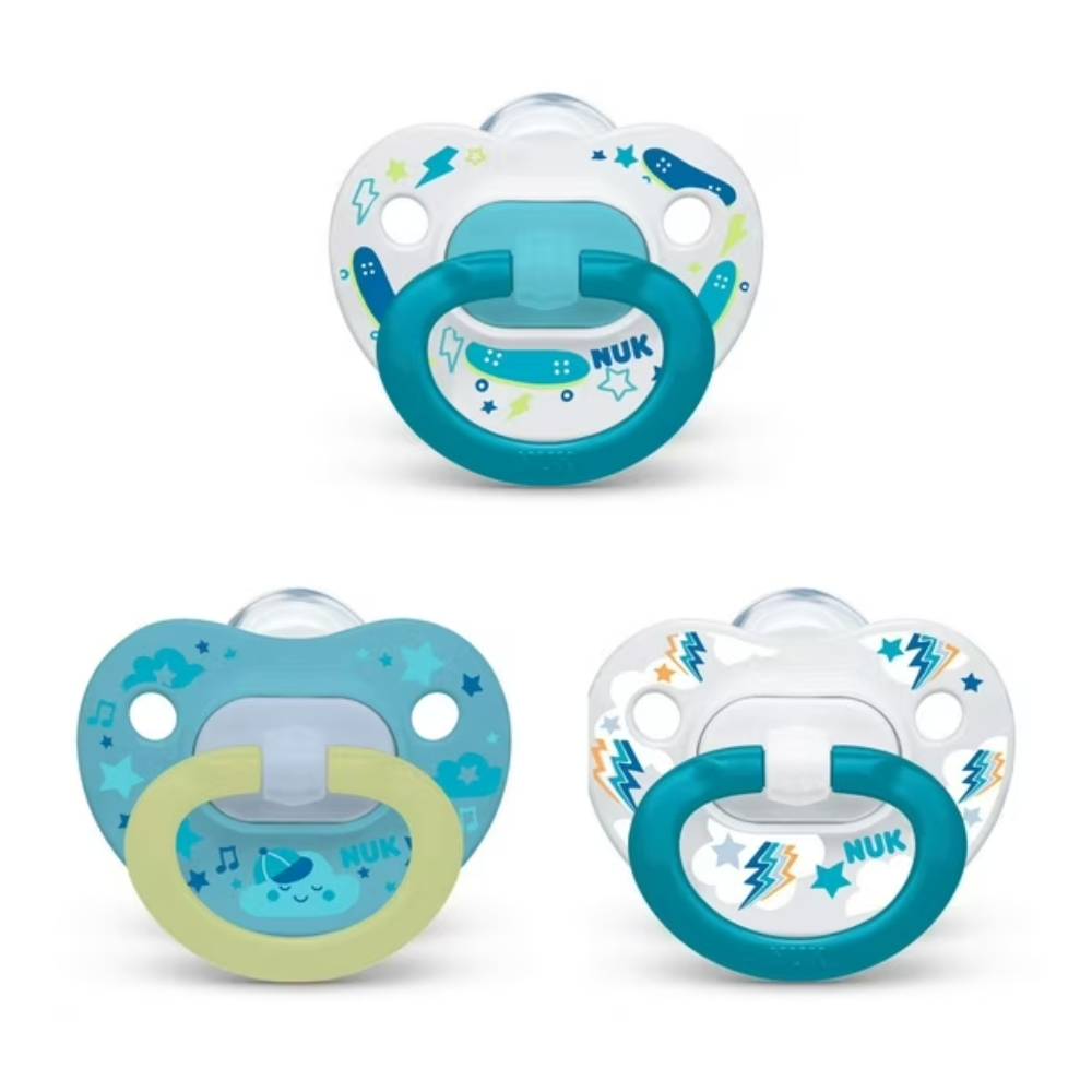 NUK Orthodontic Pacifier 6-18 Months 3 Count 12 Pack