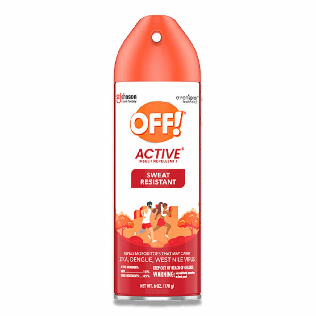 OFF! Active Insect Repellent Sweat Resistant 6 oz 12-Pack