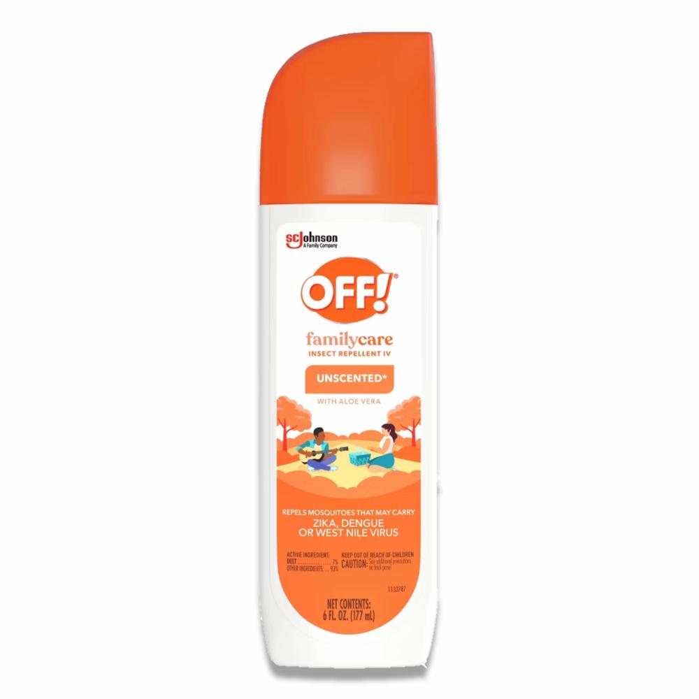 OFF! Family Care Unscented Insect Repellent Spray 6 oz 12-Pack