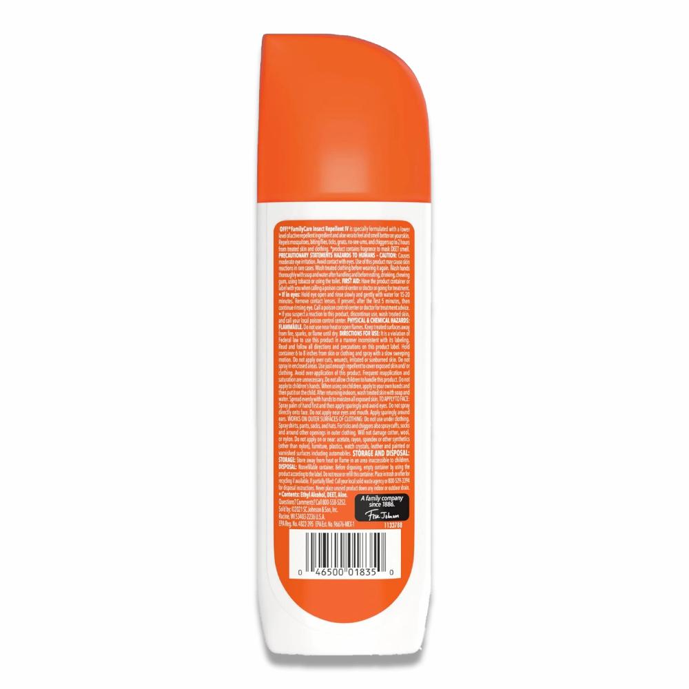 OFF! Family Care Unscented Insect Repellent Spray 6 oz 12-Pack