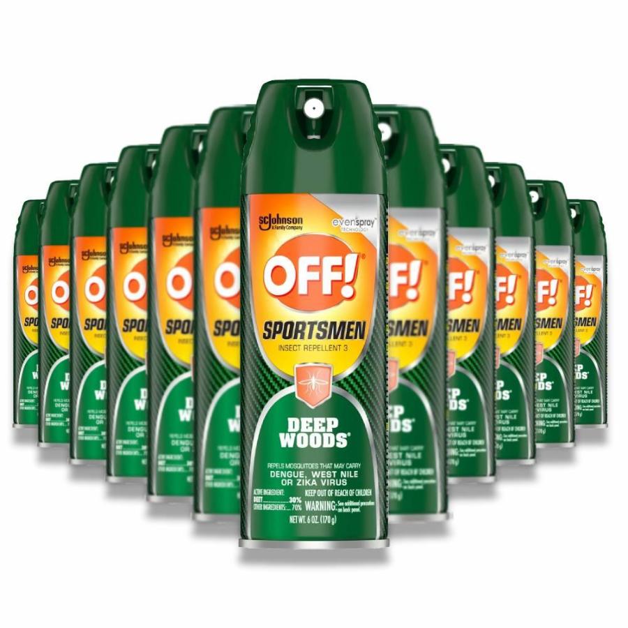 OFF! Deep Woods Sportsman Insect Repellent 6 oz 12-Pack