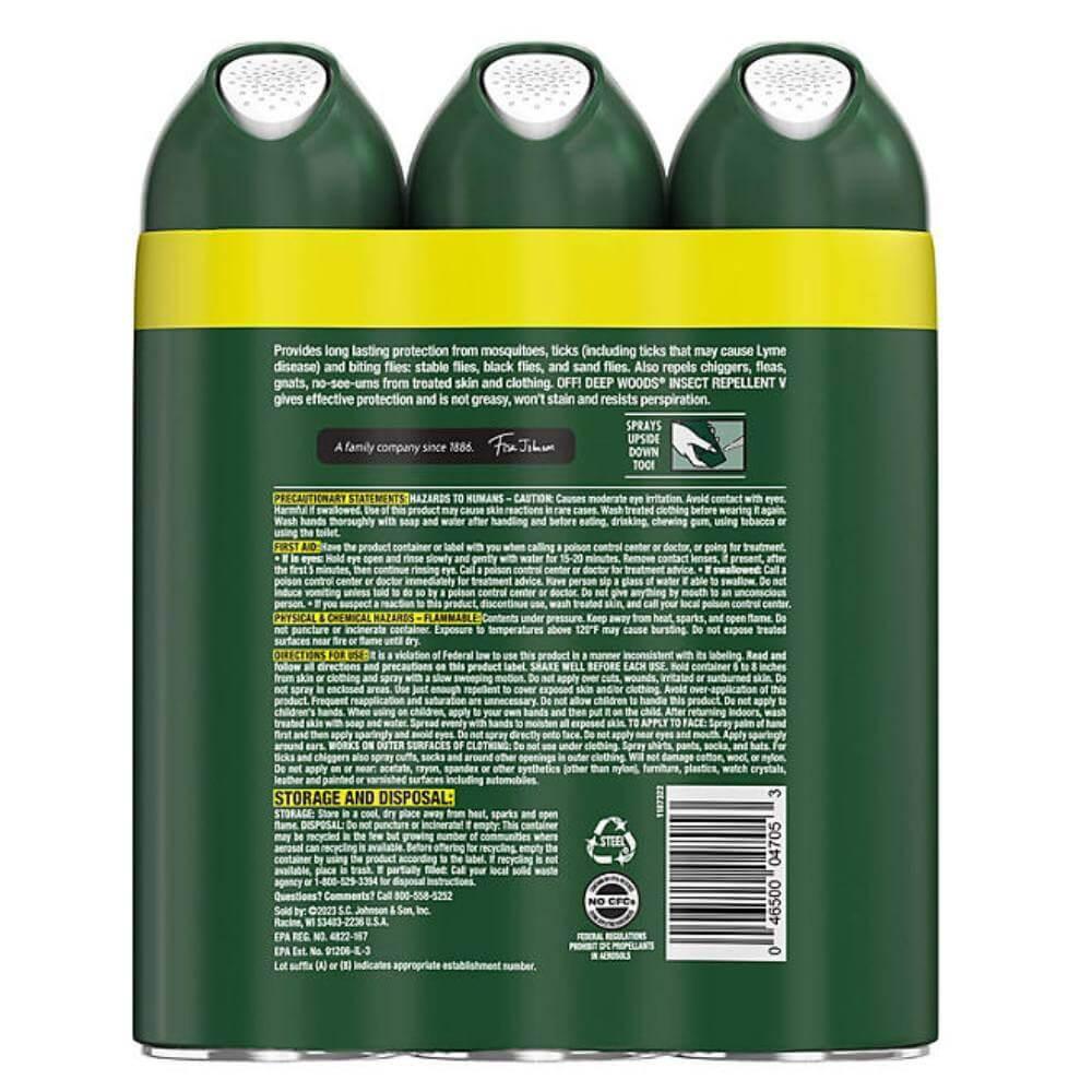 OFF! Deep Woods Insect Repellent 9 oz 3-Pack