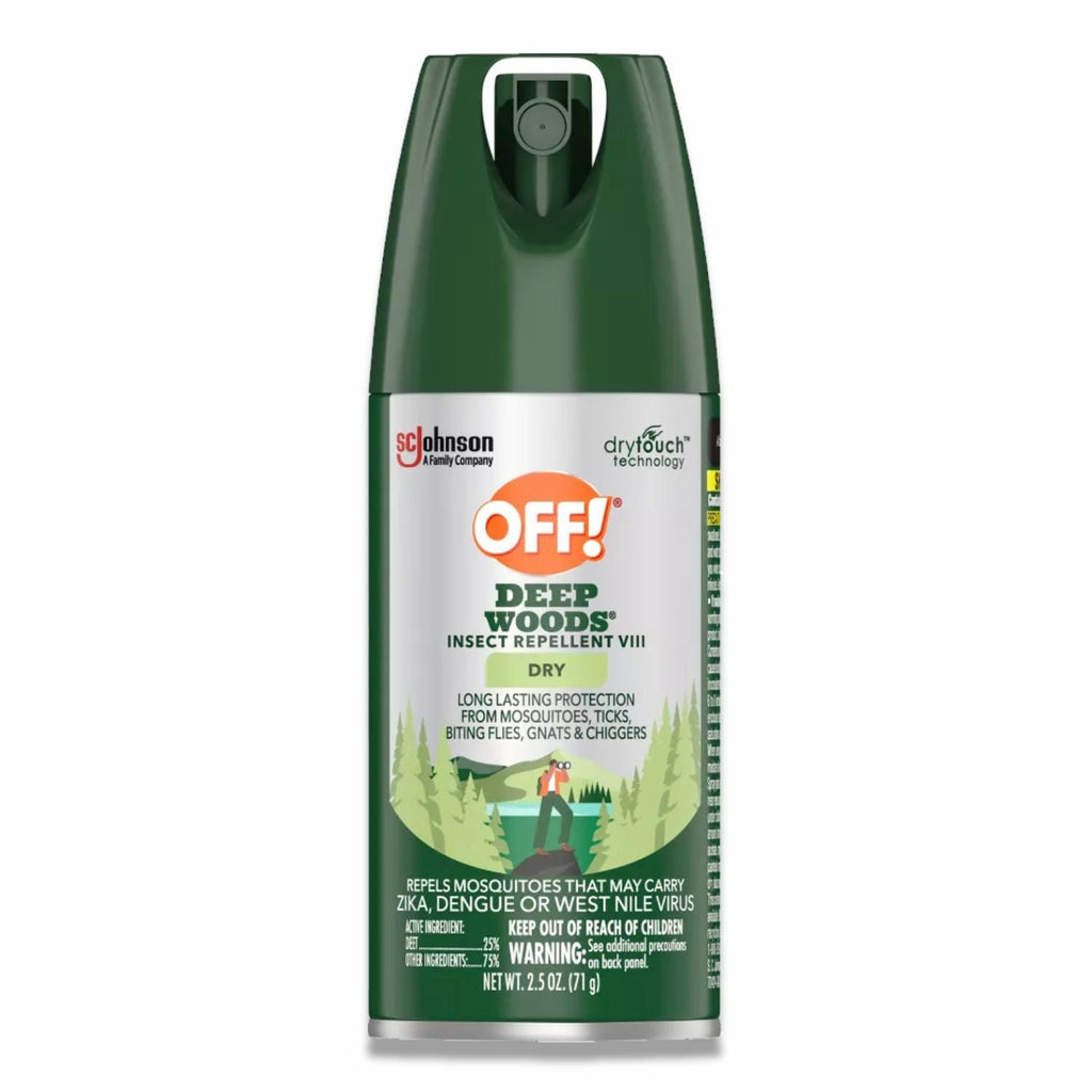 OFF! Deep Woods Dry Insect Repellent Spray 2.5 oz 12-Pack